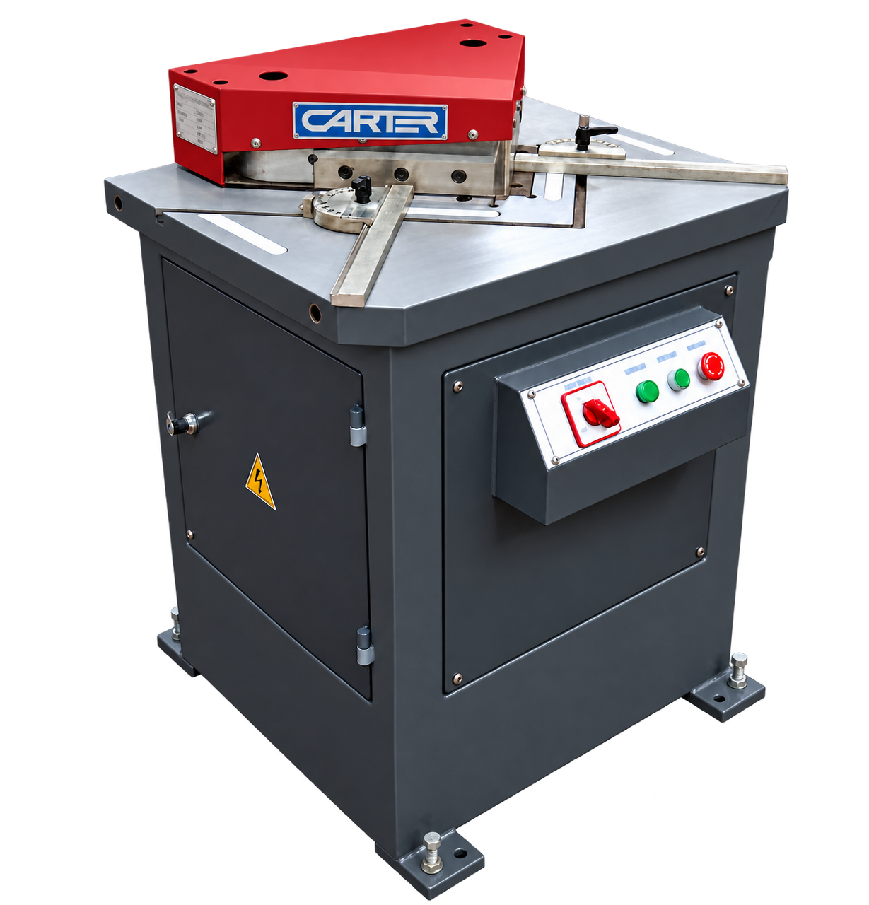 Carter hydraulic corner notchers