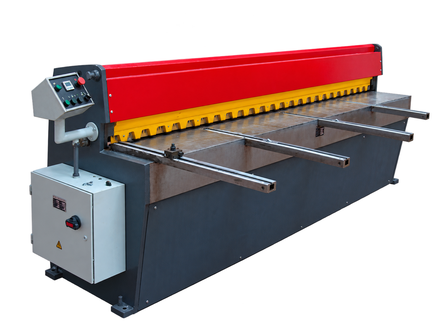 Direct-drive guillotine on a clean presentation background